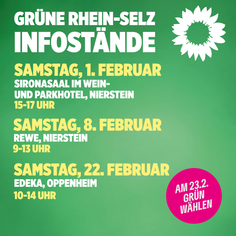 Bild zu Infostand vor dem Edeka – Oppenheim 