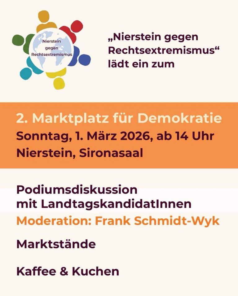Bild zu Marktplatz für Demokratie in Nierstein