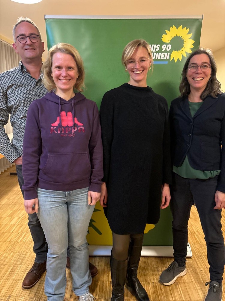 Neuer Vorstand GRÜNE Ortsverband Rhein-Selz nach Wahl am 22.11.2025