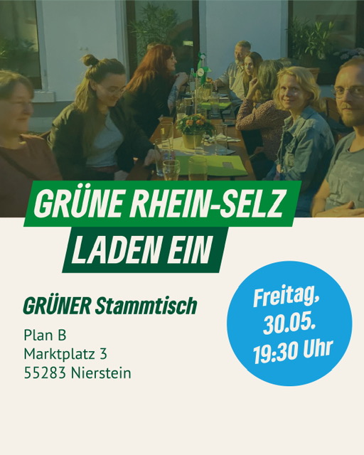 Bild zu GRÜNER Stammtisch OV Rhein-Selz (Nierstein)